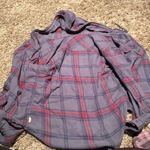 Plaid shirt- garage